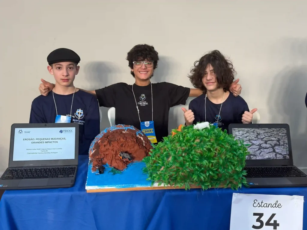 Estudantes apresentam projetos na XII FEICICC do Colégio Luterano Concórdia de São Leopoldo
