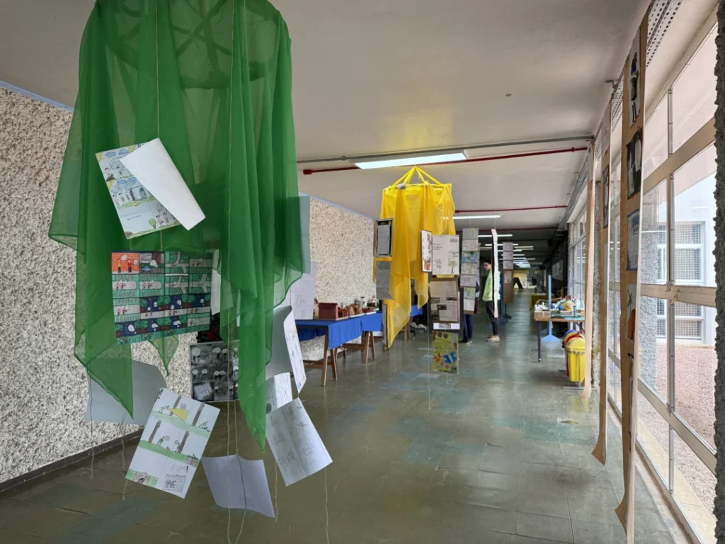 Exposições da Mostra Pedagógica no Colégio Luterano Concórdia de São Leopoldo
