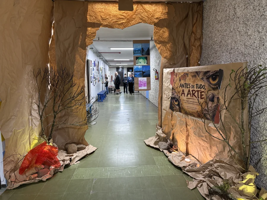 Exposição de Arte na Mostra Pedagógica do Colégio Luterano Concórdia